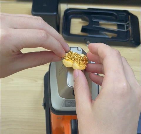 gold checking machine